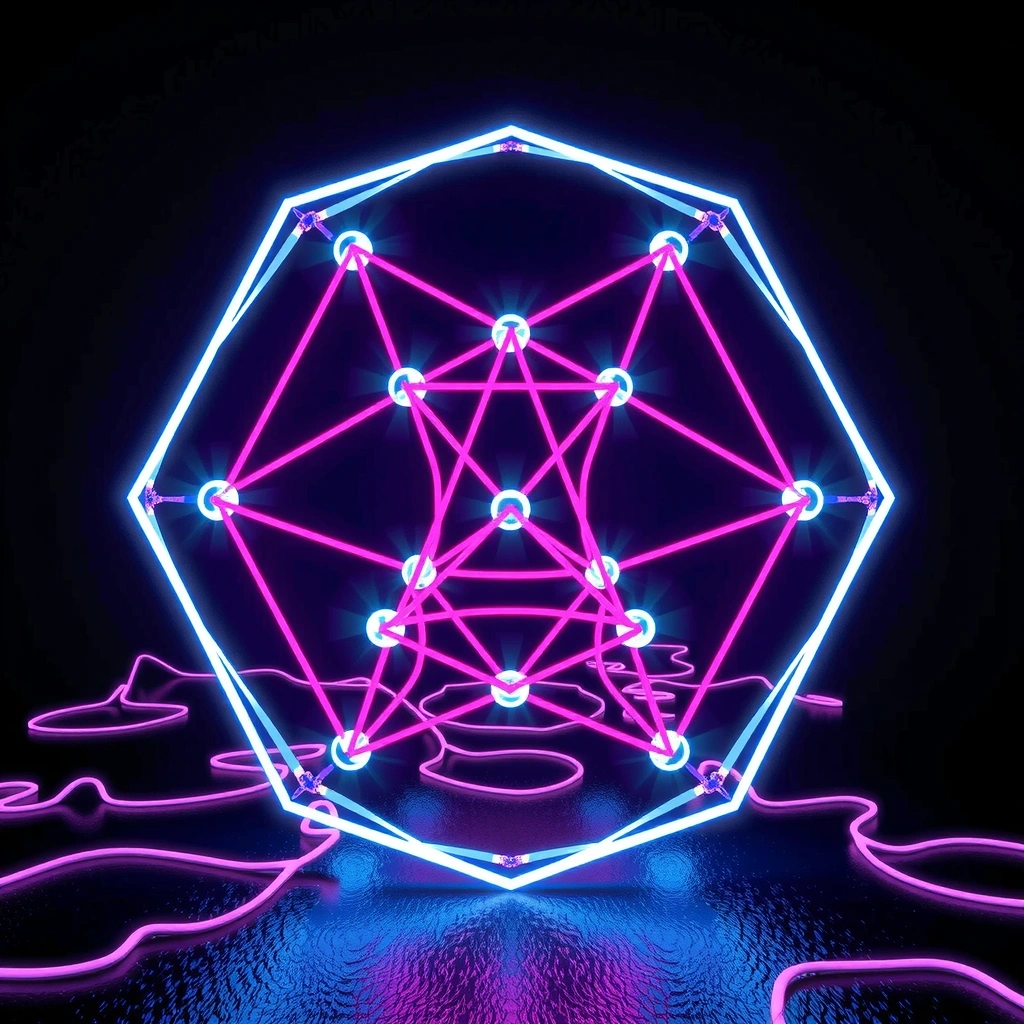 Abstract tech visualization